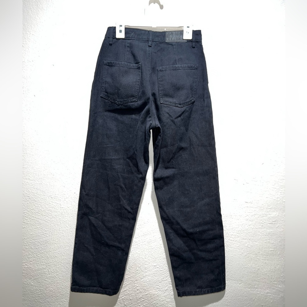 Afends Black High Rise Straight Leg Jeans - Picture 3 of 7